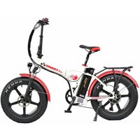 SMARTbike BigFoot 4.0 weiß-rot 20" 690 Wh Faltrahmen