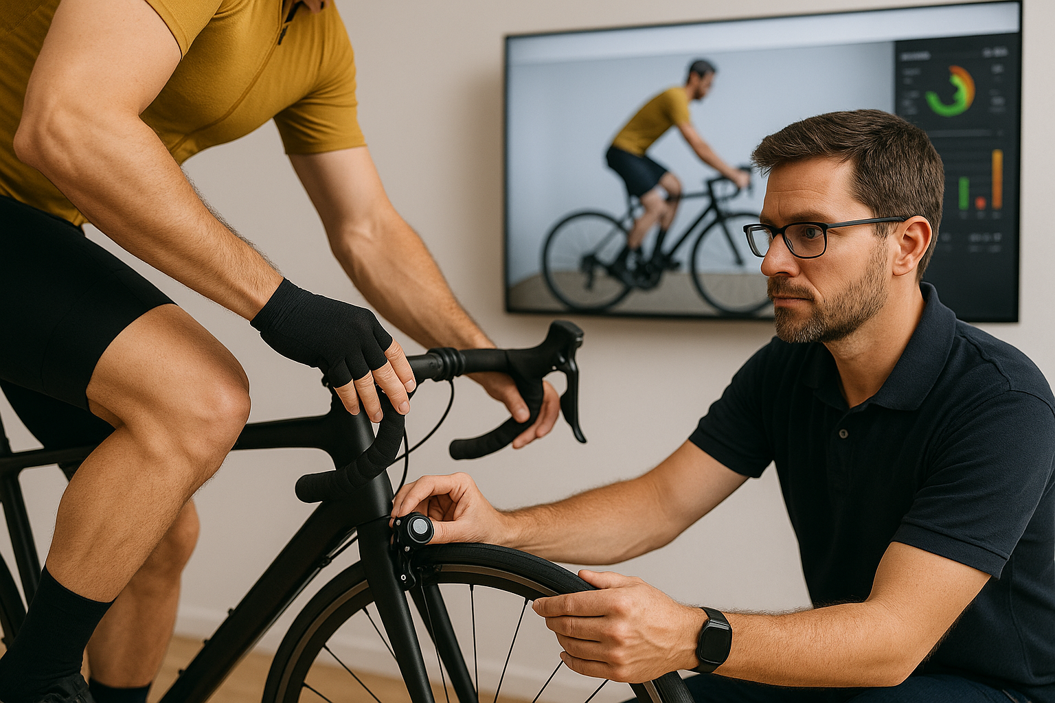 Bikefitting: Fahrrad wird individuell auf den Fahrer angepasst