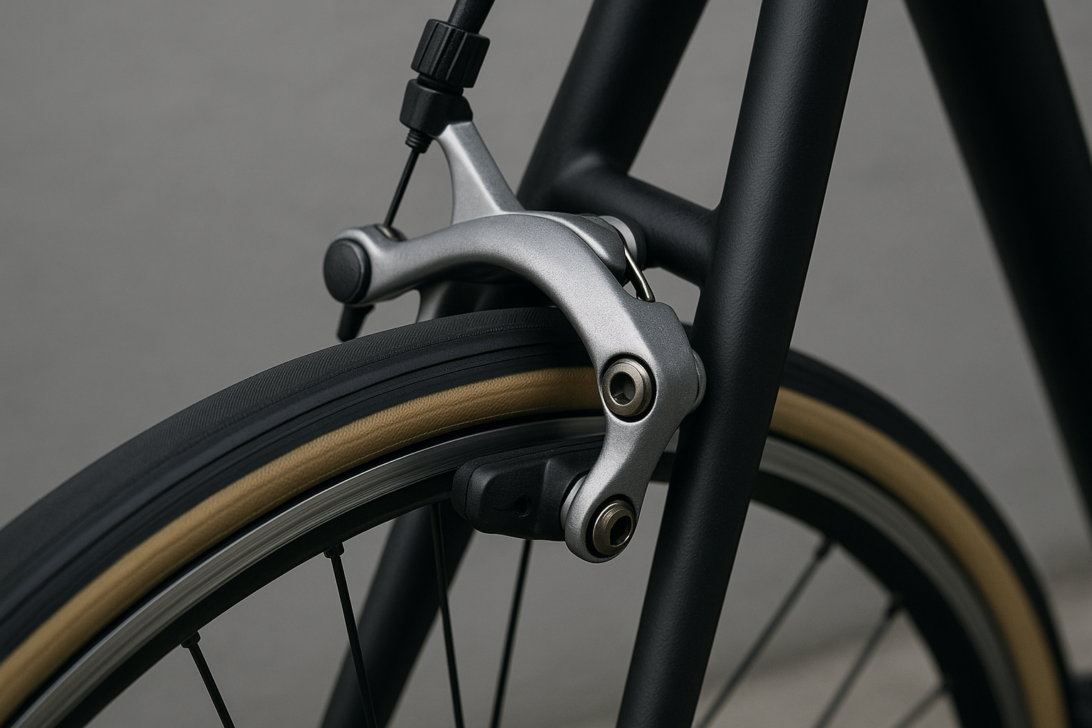 Felgenbremse am Rennrad im Detail