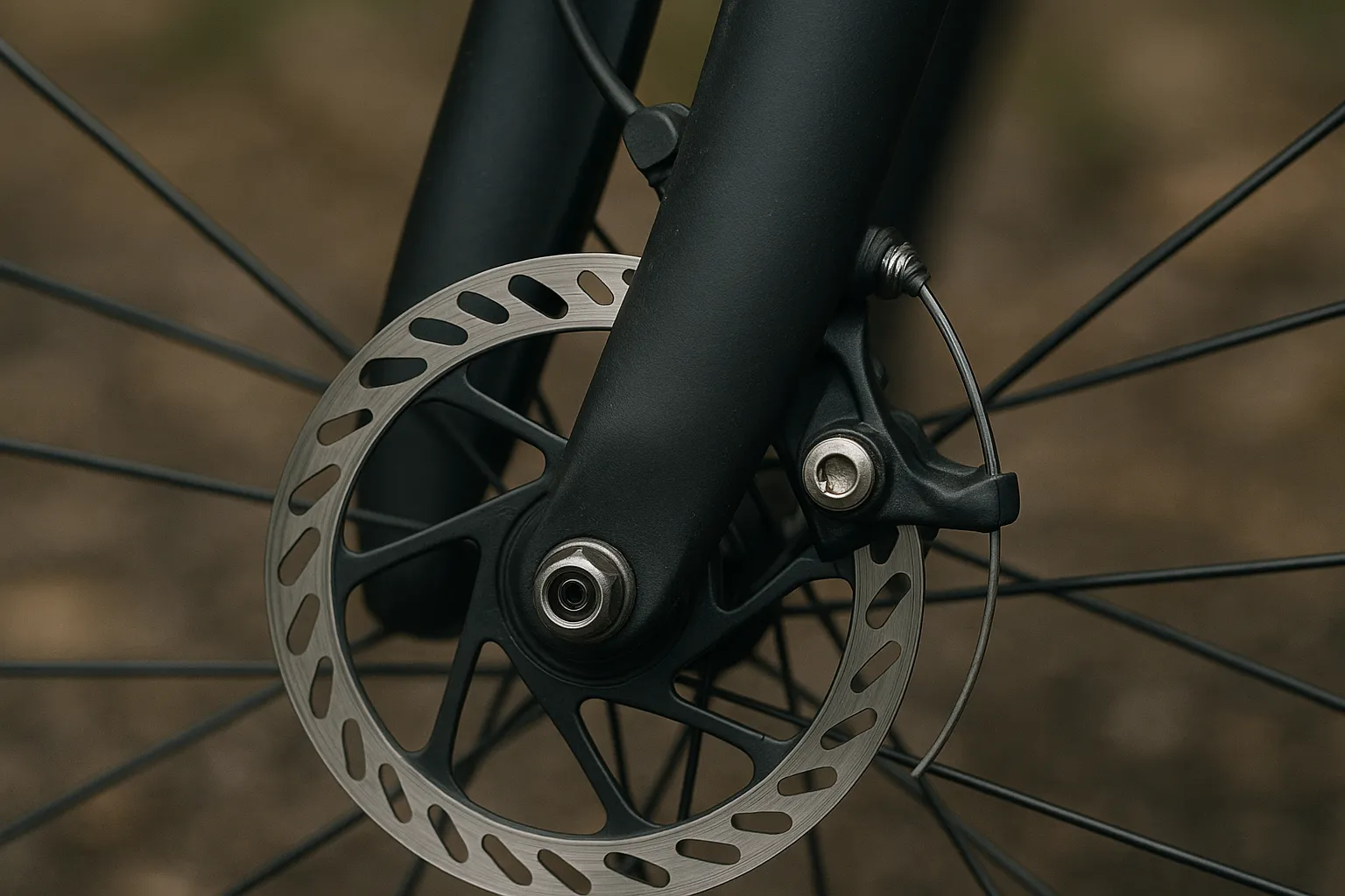 Felgenbremse am Fahrrad