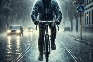 Wetterfeste Bekleidung für Radfahrer